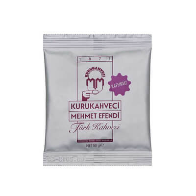 Kurukahveci Mehmet Efendi Kafeinsiz Türk Kahvesi 50 gr - Kurukahveci Mehmet Efendi