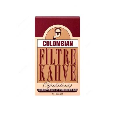 Kurukahveci Mehmet Efendi Colombian Filtre Kahve 500 gr