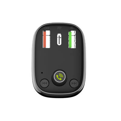 Ldnio - Ldnio C704Q Type-C FM Transmitter Araç Şarj Cihazı (1)