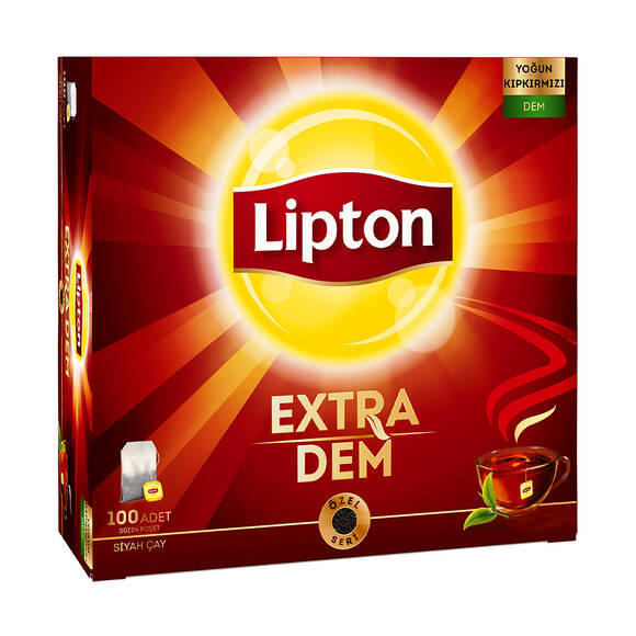 Lipton Bardak Poşet Çay Extra Dem 100'lü