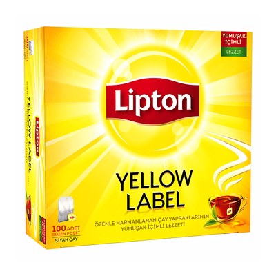 Lipton - Lipton Bardak Poşet Çay Yellow Label 100'lü