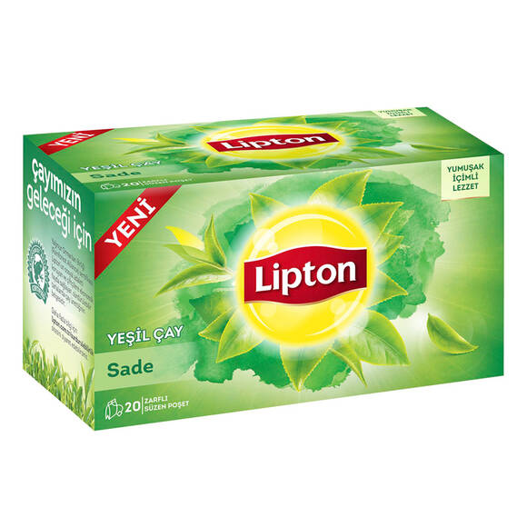 Lipton Berrak Yeşil Çay Sade 20'li - 1