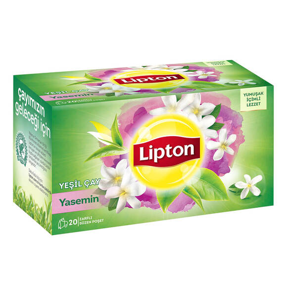 Lipton Berrak Yeşil Yaseminli Yeşil Çay 20'li - 1