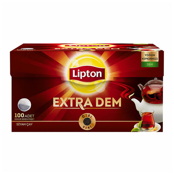 Lipton Demlik Poşet Çay Extra Dem 100'lü - 1