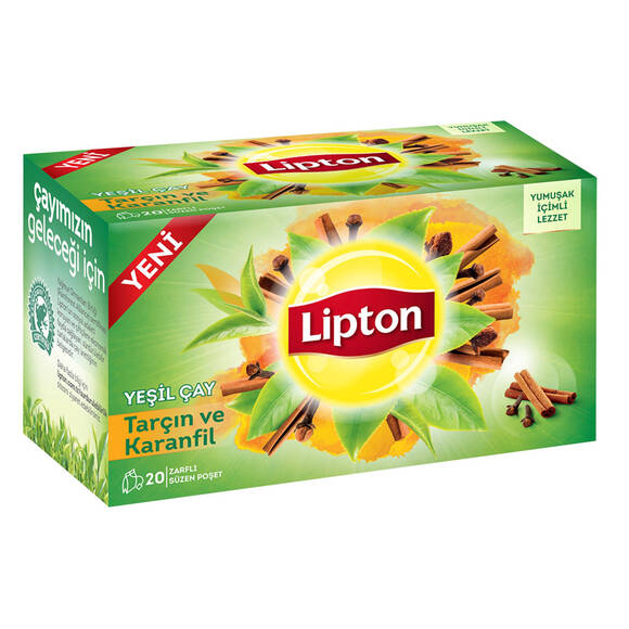 Lipton Tarçın Yeşil Çay Karanfilli 20'li - 1