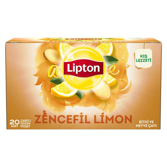 Lipton Zencefil Limon Çayı 20'li - 1