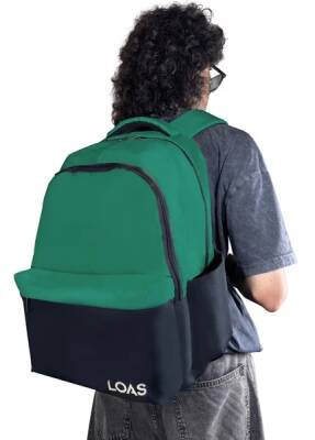 Loas L-EDU22 Yeşil Renk Okul Çantası/Sırt Çantası - 4