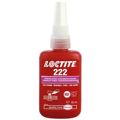 Loctite 222 Civata Sabitleyici Kolay Sökülebilir 50 ml - Thumbnail