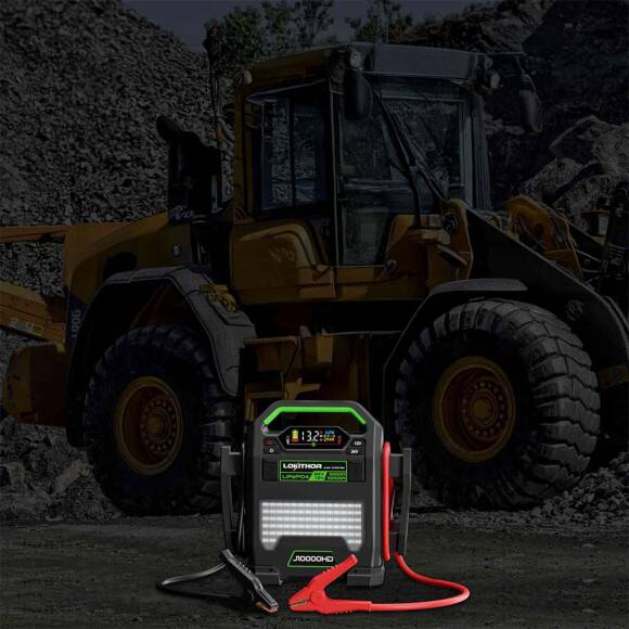 Lokithor J10000HD 12V/24V 10.000Amp LiFePO4 Akıllı Akü Takviye + Powerbank + Led Lamba - 4