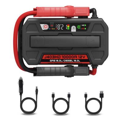Lokithor J403HD 12V 10.000Amp Li-Polimer Akıllı Akü Takviye + Powerbank + Led Lamba - Lokithor (1)