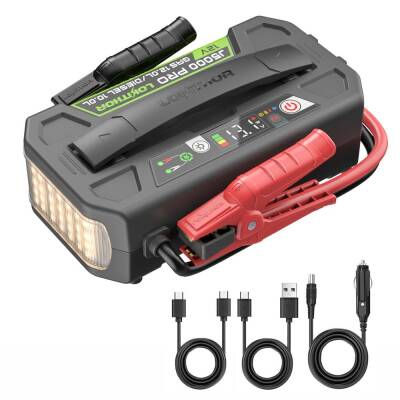 Lokithor J5000PRO 12V 5000Amp LiFePO4 Akıllı Akü Takviye + Powerbank + Led Lamba - Lokithor