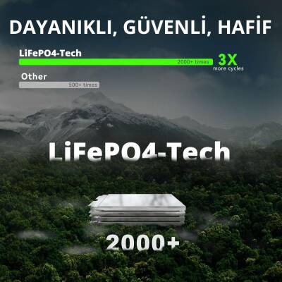 Lokithor J5000PRO 12V 5000Amp LiFePO4 Akıllı Akü Takviye + Powerbank + Led Lamba - 9