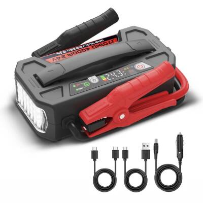 Lokithor J701HD 24V 4000Amp Li-Polimer Akıllı Akü Takviye + Powerbank + Led Lamba - Lokithor