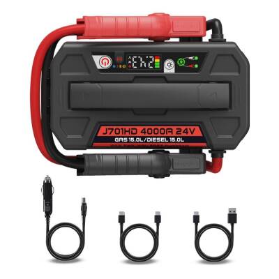 Lokithor J701HD 24V 4000Amp Li-Polimer Akıllı Akü Takviye + Powerbank + Led Lamba - Lokithor (1)