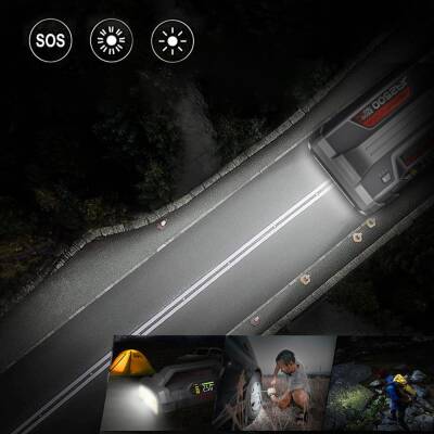 Lokithor JA2500 12V 2500Amp LiFePO4 Akıllı Akü Takviye + Pompa + Powerbank + Led Lamba - 10