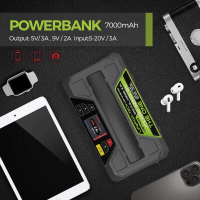 Lokithor JTC4250 12V/220V 4250Amp LiFePO4 Akıllı Akü Test + Akü Takviye + Akü Şarj Cihazı - 4