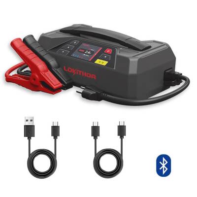 Lokithor JTC4250 12V/220V 4250Amp LiFePO4 Akıllı Akü Test + Akü Takviye + Akü Şarj Cihazı - Lokithor