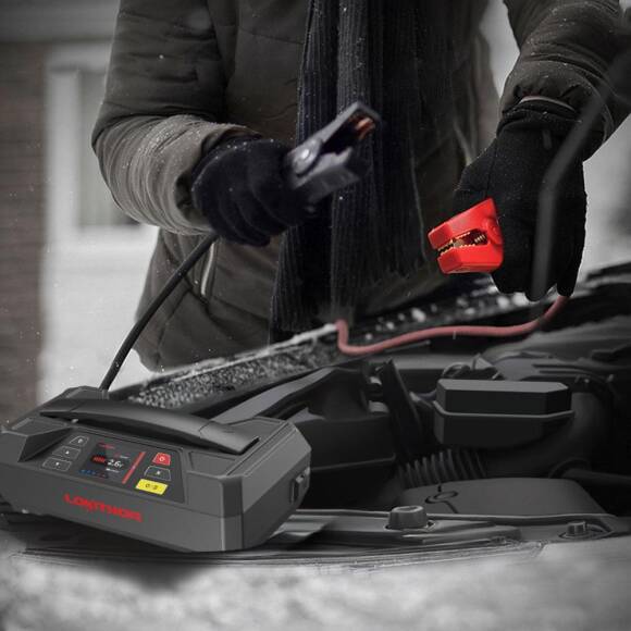 Lokithor JTC4250 12V/220V 4250Amp LiFePO4 Akıllı Akü Test + Akü Takviye + Akü Şarj Cihazı - 3