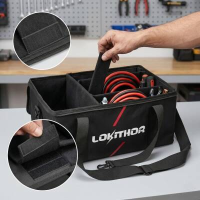 Lokithor LABAG001 AW401 Serisi Akü Takviye Cihazı İçin Bez Taşıma Çantası - 3