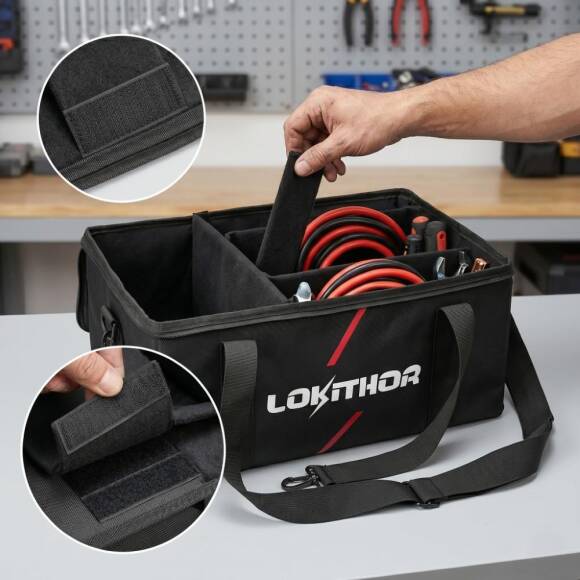Lokithor LABAG001 AW401 Serisi Akü Takviye Cihazı İçin Bez Taşıma Çantası - 3