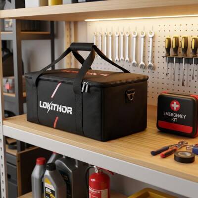 Lokithor LABAG001 AW401 Serisi Akü Takviye Cihazı İçin Bez Taşıma Çantası - 5
