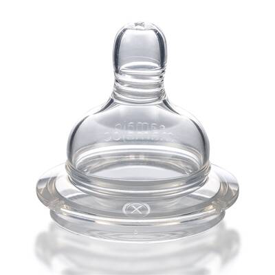 Mamajoo %0 BPA Silikon Biberon Emziği İkili XL No.4 Yoğun Akış - Thumbnail