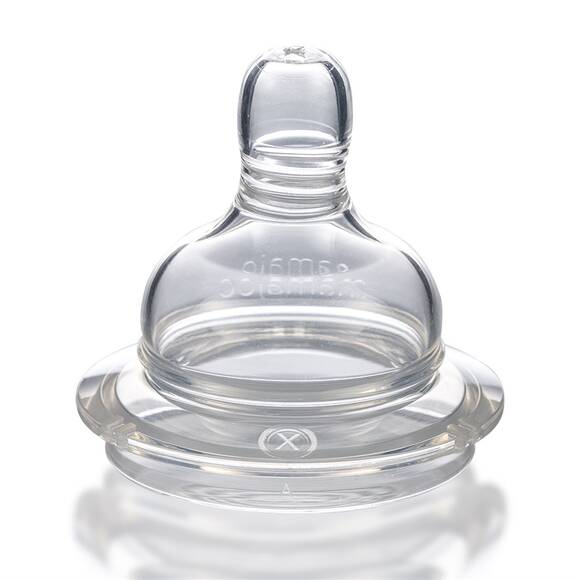 Mamajoo %0 BPA Silikon Biberon Emziği İkili XL No.4 Yoğun Akış