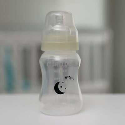 Mamajoo Gece & Gündüz Biberonu 270 ml & Anti-Kolik Biberon Emziği No:2 / M - Thumbnail
