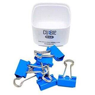 Cubbie - Mas 1266 Cubbie Omega Renkli Kıskaç Mavi 19mm 6'lı