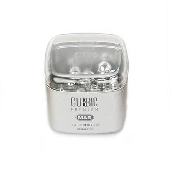 Mas 1313 Cubbie Premium Silver Top Harita Çivisi 25'li