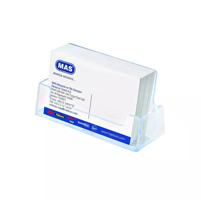 Mas - Mas 484 Kartvizitlik Köşeli Şeffaf