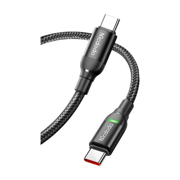 Mcdodo CA-2730 100W Pd Type-C To Type-C Hızlı Şarj ve Data Kablosu 1.2m-Siyah