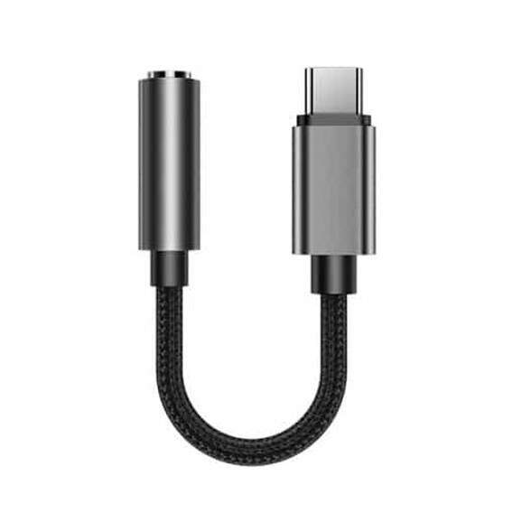 Mcdodo Ca-6110 Type-C To 3.5 Mm Jack Audio Dönüştürücü Siyah-Gri