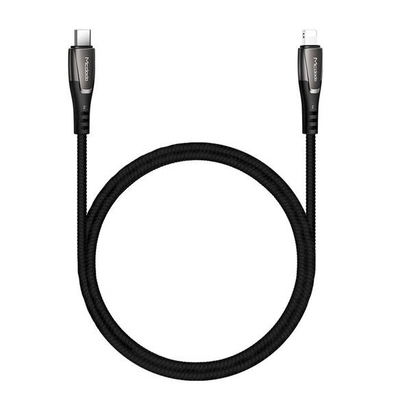 Mcdodo CA-7080 Type C to iPhone PD Hızlı Şarj Kablosu 1,2 m Siyah