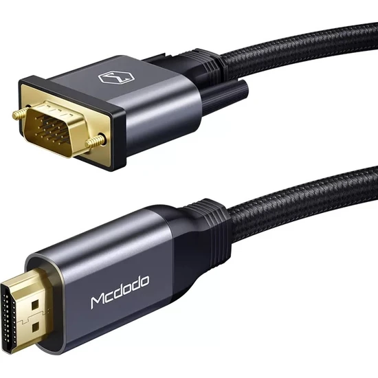 Mcdodo - Mcdodo CA 7770 HDMI to VGA 2 m Dönüştürücü Kablo (1)
