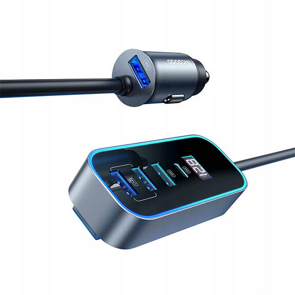 Mcdodo CC-1900 Usb-Typec Dijital Ekran Kablolu Araç Şarj Cihazı