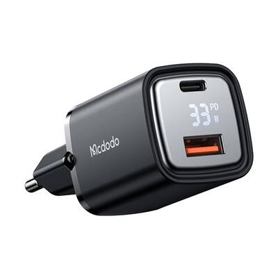 Mcdodo - Mcdodo CH-1701 Dijital Ekran 33W USB Typec Girişli Hızlı Şarj Adaptörü
