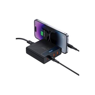 Mcdodo CH-1802 100W 2xUsb 2xType-c Girişli Powigan Hızlı Şarj Adaptörü-Siyah - 5