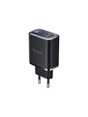 Mcdodo CH-2180 3 Girişli Dijital Göstergeli 30W Hızlı Şarj Aleti - Siyah - Mcdodo