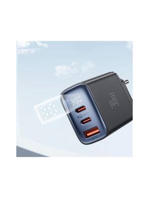 Mcdodo CH-2180 3 Girişli Dijital Göstergeli 30W Hızlı Şarj Aleti - Siyah - 3