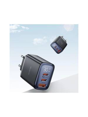 Mcdodo CH-2180 3 Girişli Dijital Göstergeli 30W Hızlı Şarj Aleti - Siyah - 5