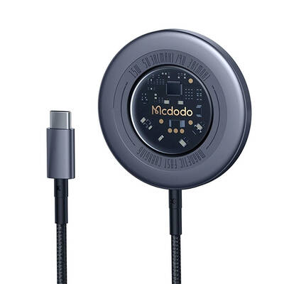 Mcdodo CH-2330 15W Magsafe Hızlı Şarj Cihazı - Koyu Gri - 4