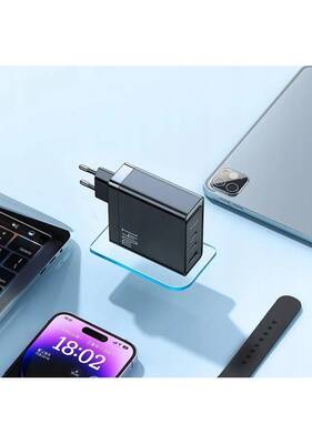 Mcdodo - Mcdodo CH-2911 140W Typec USB Gan5 Pro Hızlı Şarj Adaptörü Siyah