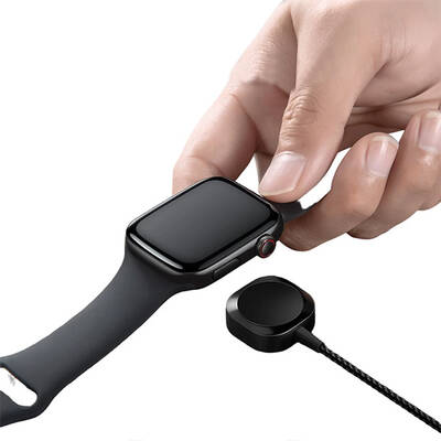Mcdodo CH-2970 Apple Watch Için Kablosuz Şarj Cihazı - Siyah - Thumbnail
