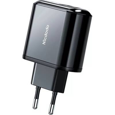 Mcdodo CH-6330 18W Qc 3.0 Dijital Göstergeli 2XUsb Girişli Hızlı Şarj Adaptörü Siyah - 4