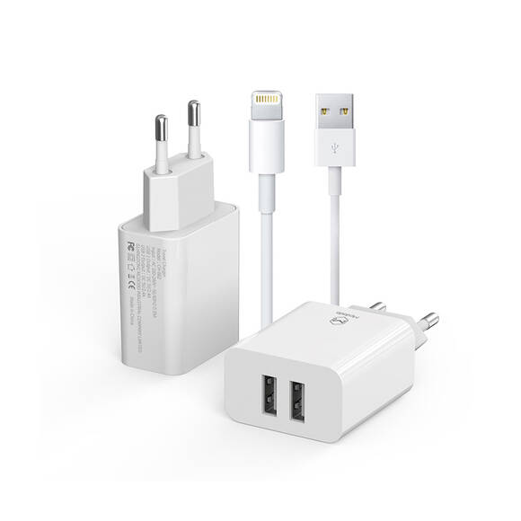 Mcdodo CH-662 İphone USB Şarj Adaptör Set 1 m 2.4 A Beyaz - 1