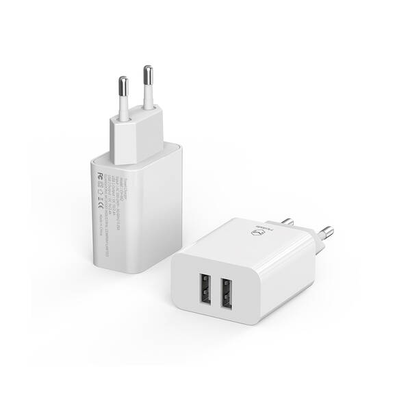 Mcdodo CH-6620 12 W 2.4 A Dual Travel Şarj Adaptörü Beyaz