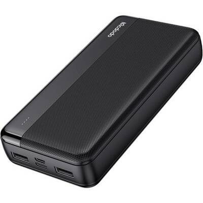 Mcdodo MC-1370 20000 Mah Çift USB Çıkışlı 5V 2.1A Led Göstergeli Powerbank - Siyah - Mcdodo