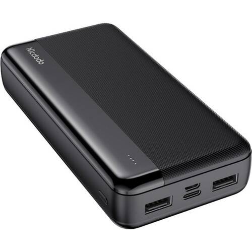 Mcdodo MC-1370 20000 Mah Çift USB Çıkışlı 5V 2.1A Led Göstergeli Powerbank - Siyah