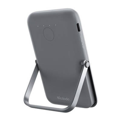 Mcdodo - Mcdodo MC-7050 Magsafe 15W Wireless-20W PD Hızlı Şarj Destekli 5.000 Mah Powerbank-Gri (1)